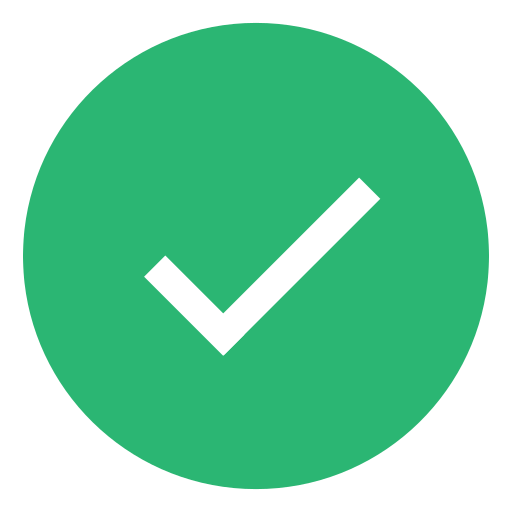 Checkmark success icon