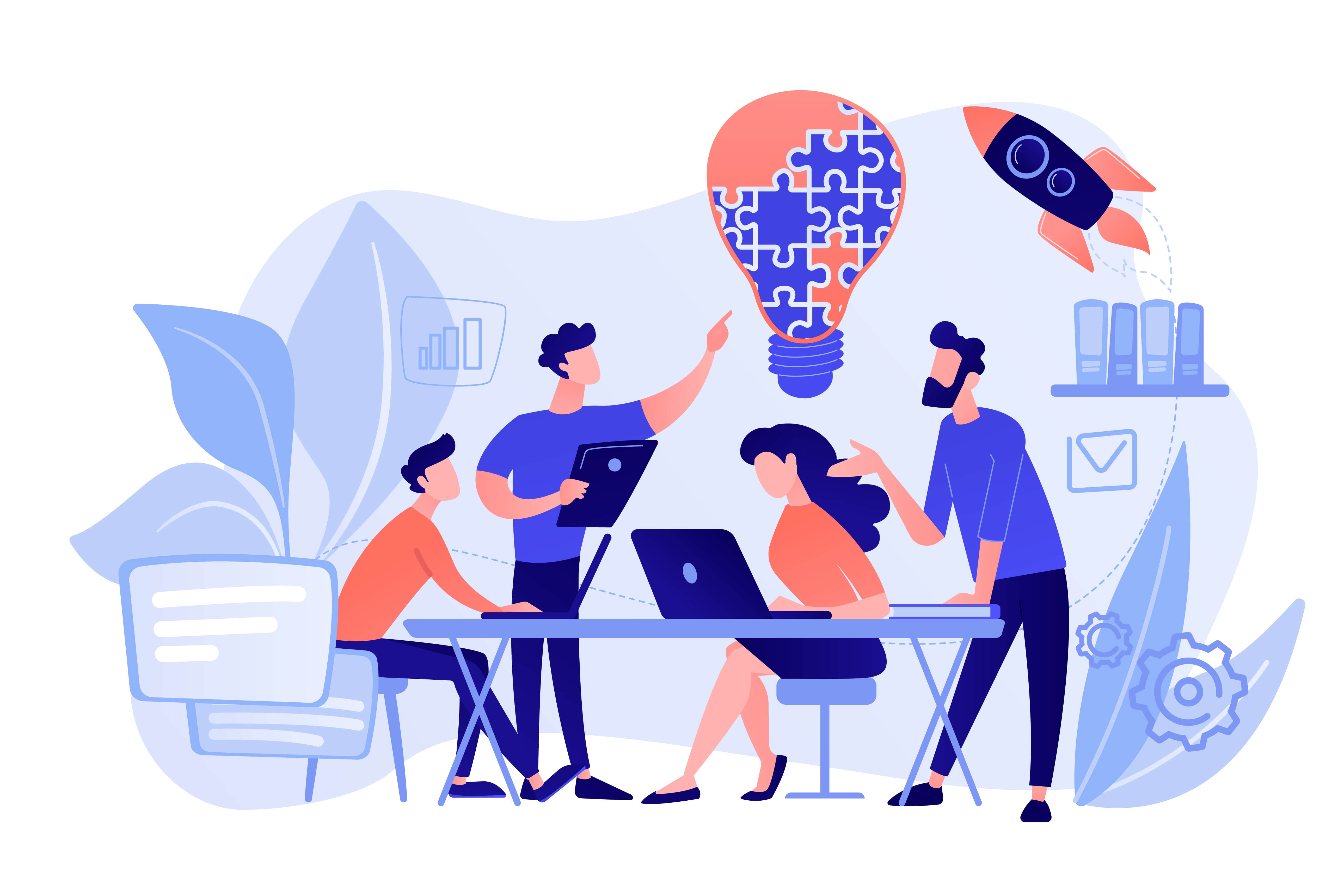 Team Illustration (for mobile)